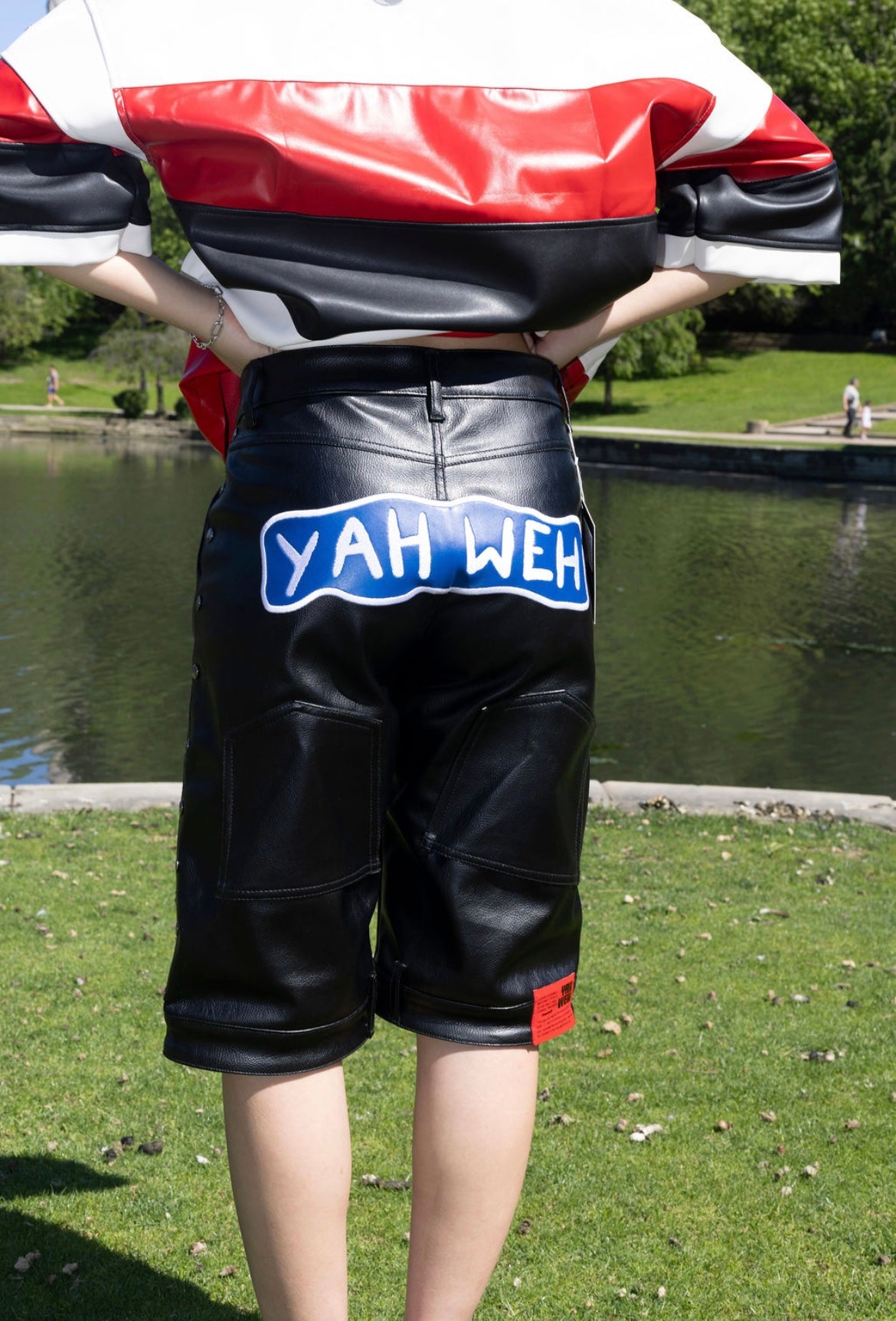 LEATHER SHORTS
