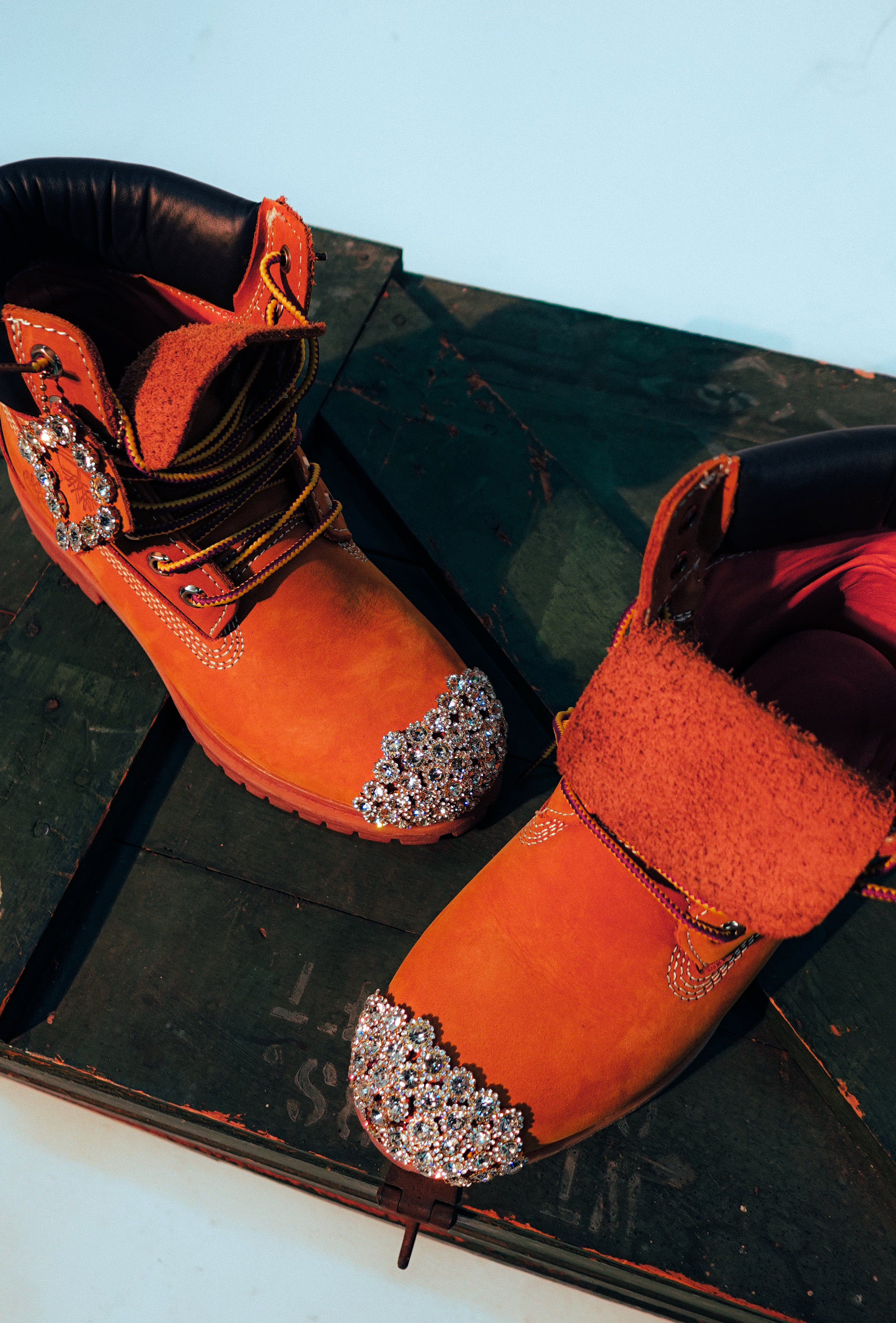 YAHWEH - RHINESTONE TIMBS