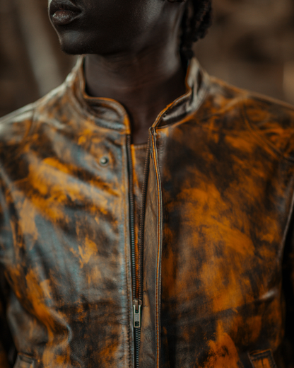 CAN NOT BE HIDDEN LEATHER JACKET