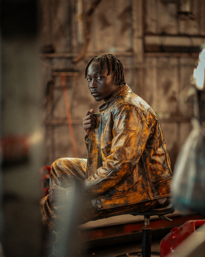 CAN NOT BE HIDDEN LEATHER JACKET