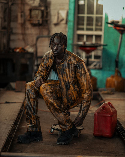 CAN NOT BE HIDDEN LEATHER JACKET