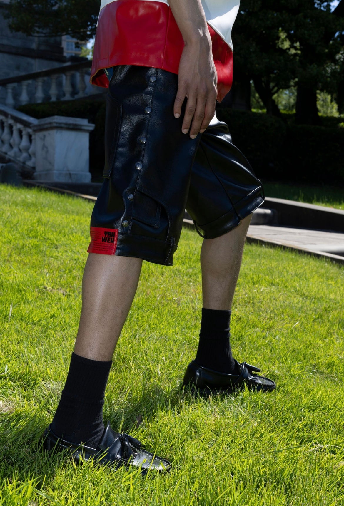 LEATHER SHORTS
