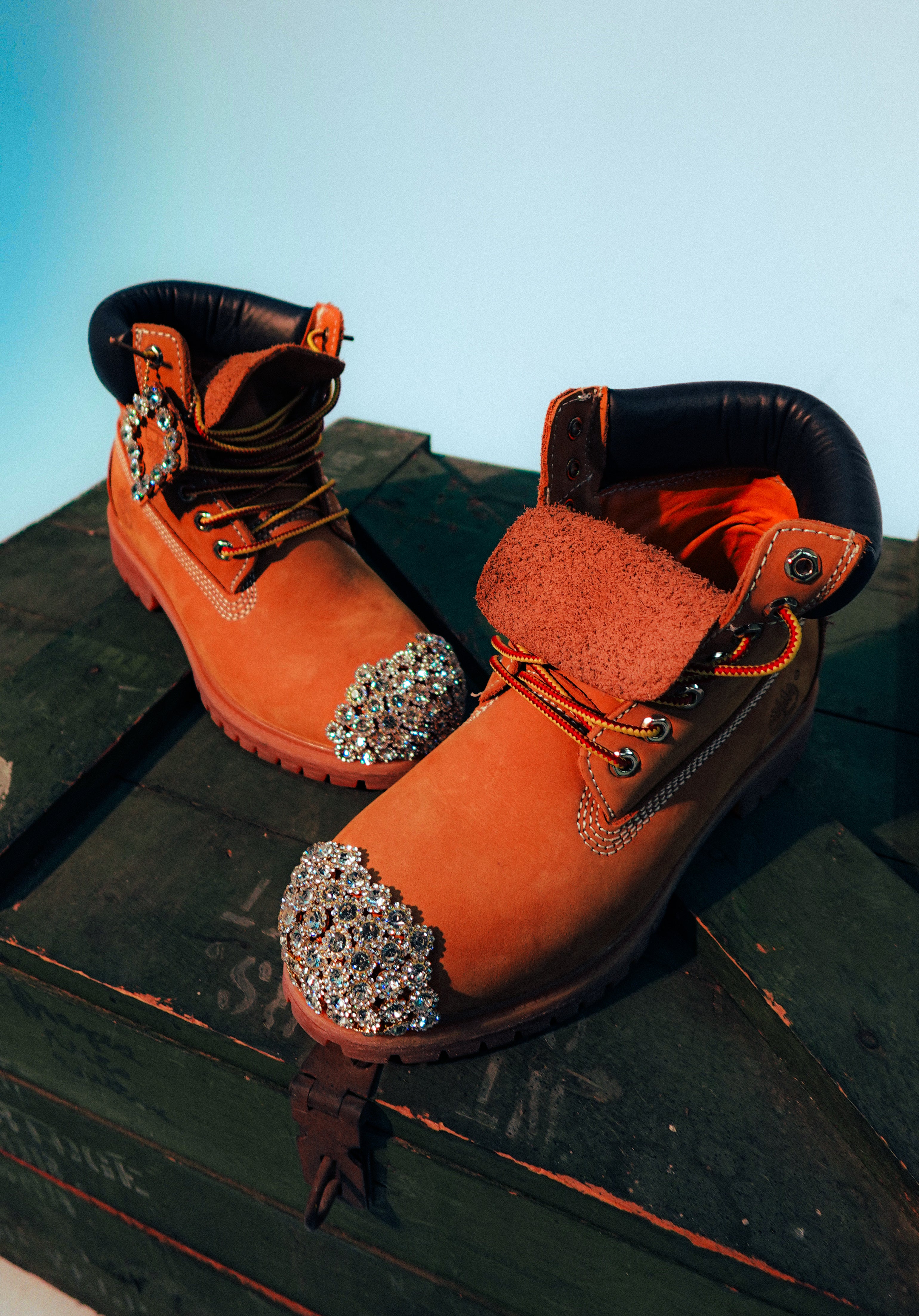 YAHWEH - RHINESTONE TIMBS