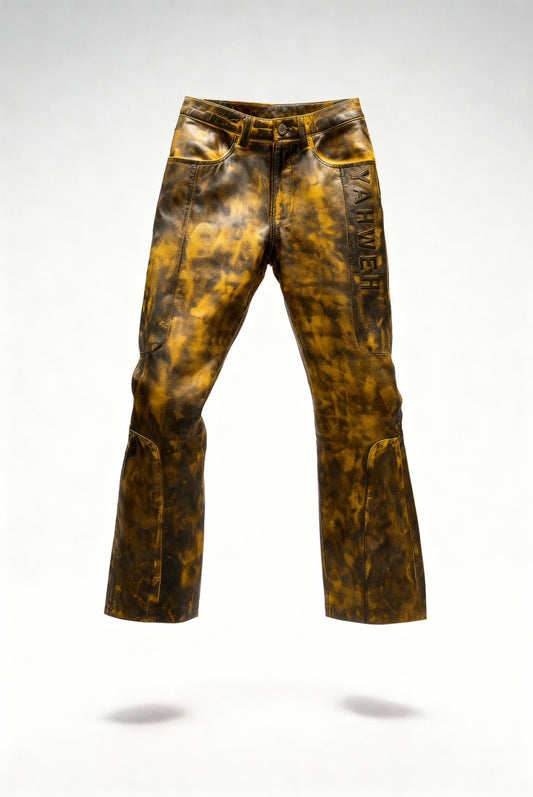 CAN NOT BE HIDDEN LEATHER PANTS