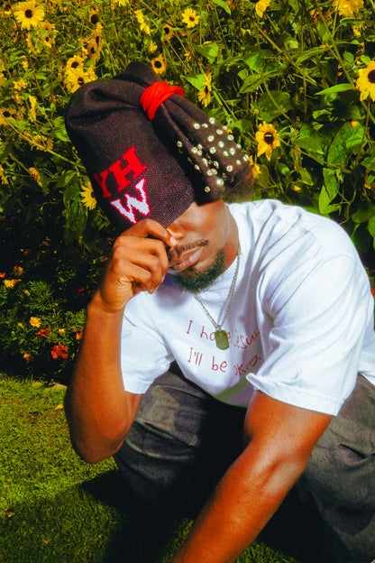 YHW RHINESTONE BEANIE