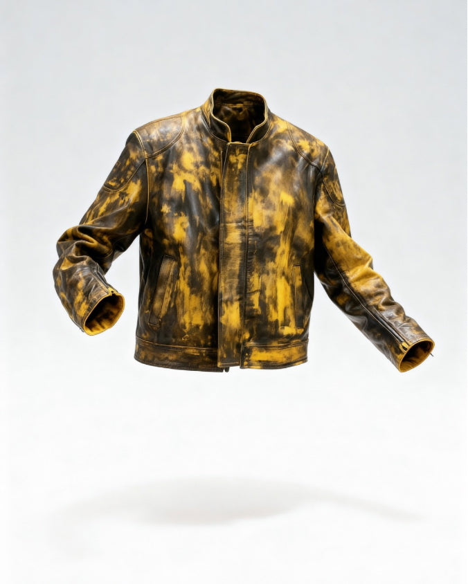 CAN NOT BE HIDDEN LEATHER JACKET